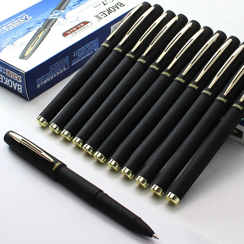 Stationery Supplies Business - 大容量オフィスジェルペン、筆記、学校、ビジネス用品用の署名ペン、かわいい文房具、0.5mm、0.7mm、1.0mm