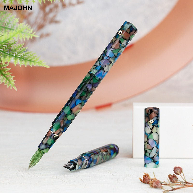 Stationery Supplies Business - MAJOHN N8樹脂ガラスディップペンインクペン手作りペン先筆記用万年筆ビジネス文具オフィス学校用品