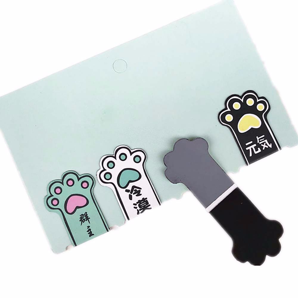 Paperclip Magnetic Set - 学生賞品 4 ピース/セット Catoon クリップ オフィス用品