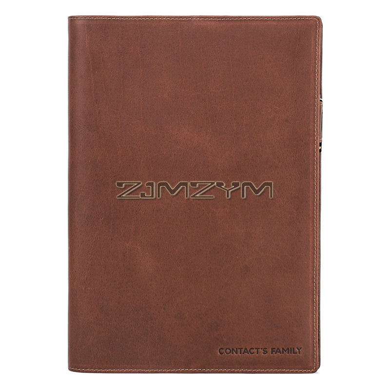 Journal Leather Hardcover - ペンホルダー付きレザーハードカバー,ジャーナル用保護カバー,パーソナルプランナー,b5ジャーナル,25x17.5cm