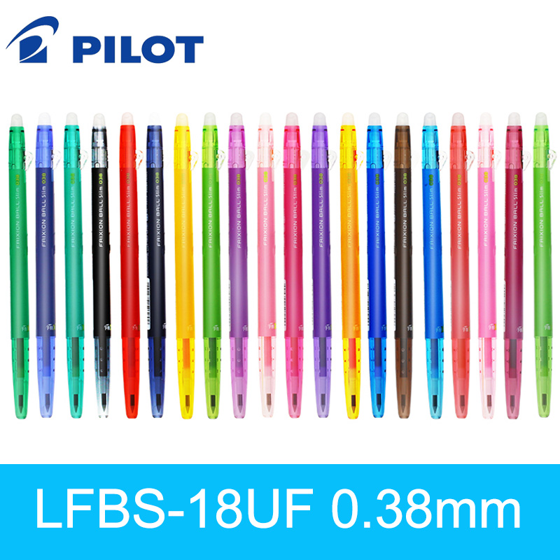 Pilot Pen Frixion - 日本パイロット フリクションペン スリム消せるゲルペン ボールペン 0.38mm 日本