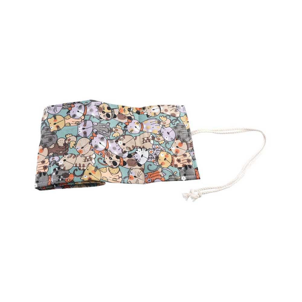 漫画の男の子と女の子のロールスクール用品キャンバス大容量文房 - Pen Pouch Roll のレビューと価格
