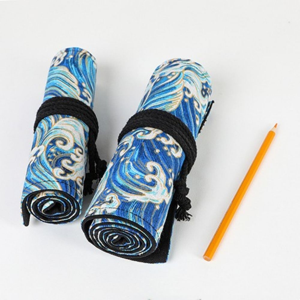 12/24/36/48/72 穴キャンバスロールアップ鉛筆バ - Pen Pouch Roll のレビューと価格