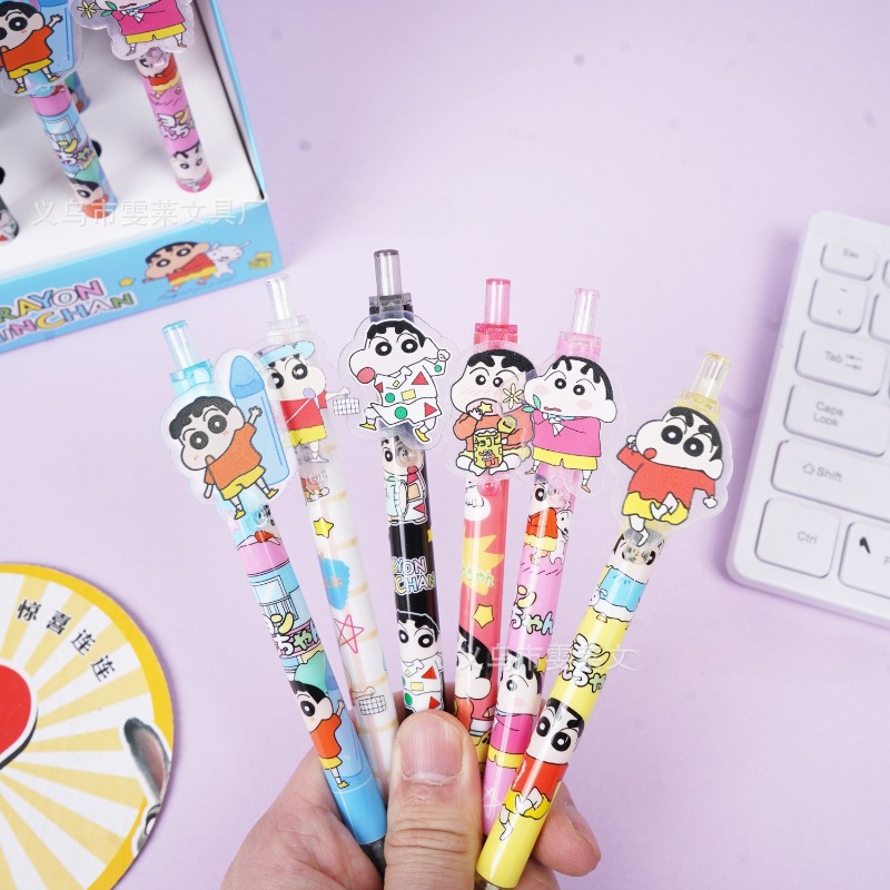 48 ピース/箱クレヨンしんちゃんポイントペン漫画インクゲル - Office Stationery And Supply のレビューと価格