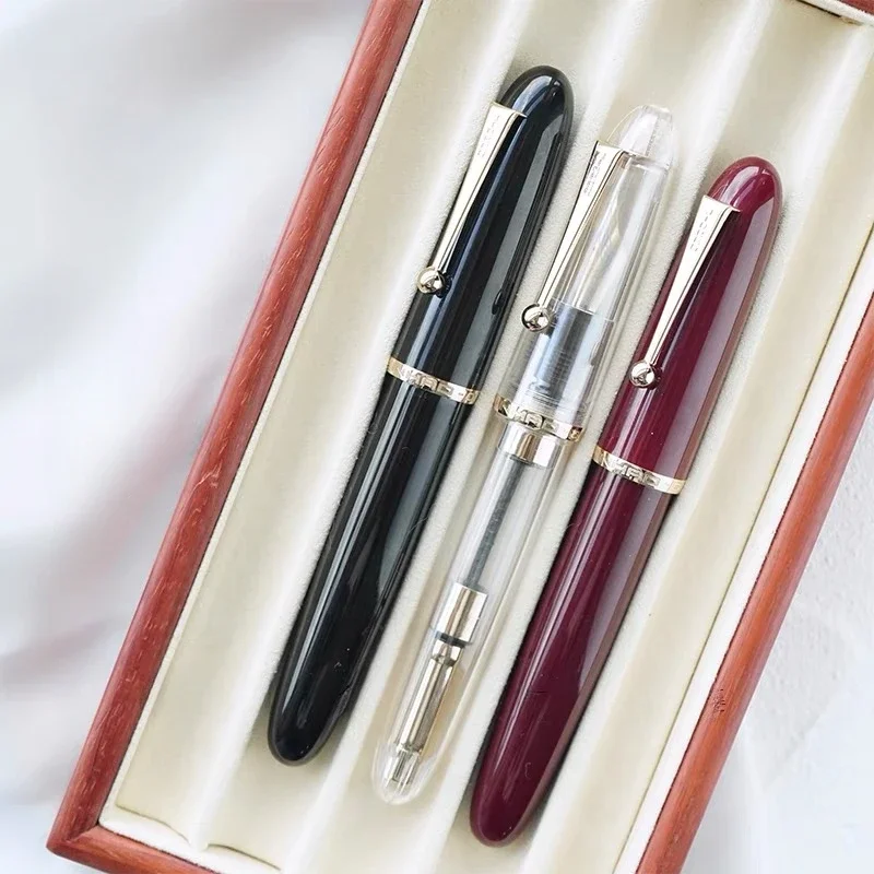 透明な豪華な万年筆,インクペン,Jinhao-9019 mm - Stationery Supplies Business のレビューと価格