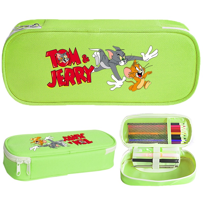 トムとジェリーのかわいいペンケース学生新学期かわいい文具漫画 - Pencil Case Large のレビューと価格