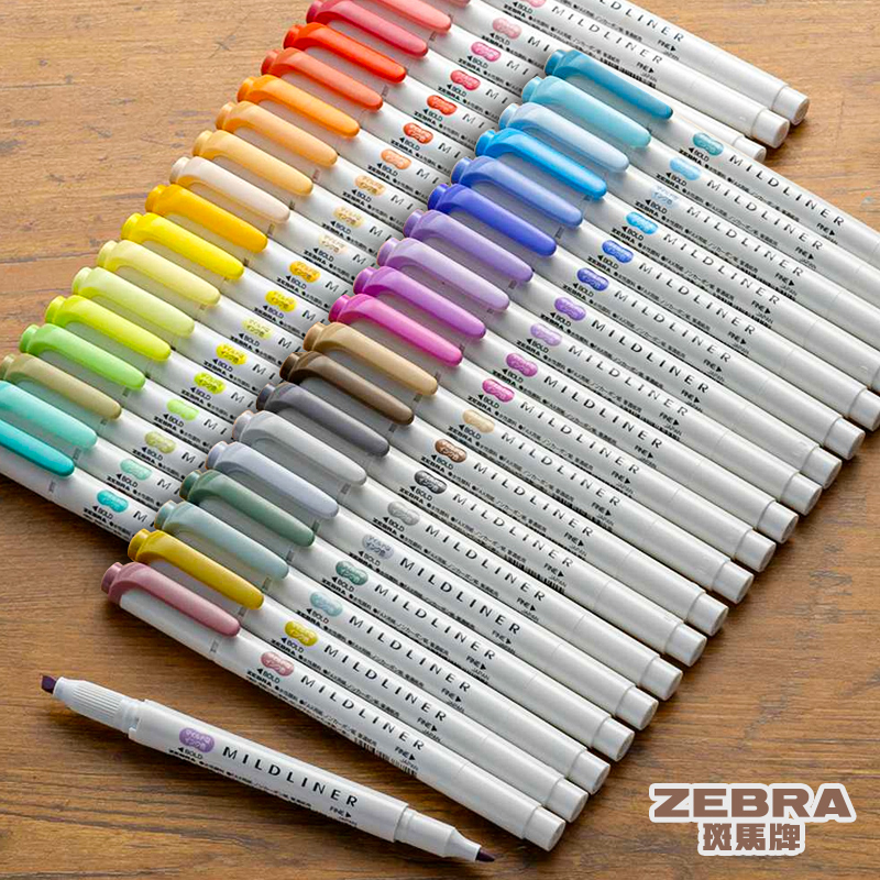ゼブラ マイルドライナー ハイライター ペン、5/10/25 - Zebra Pen Mildliner のレビューと価格