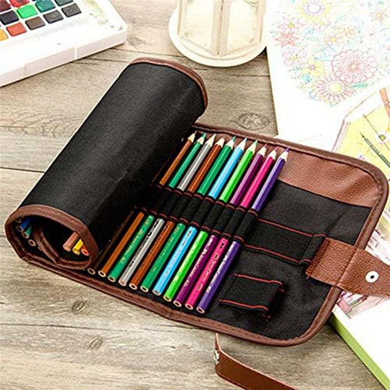 BHBL 24スロット ペンロールアップケース ペンカーテン - Pen Pouch Roll のレビューと価格