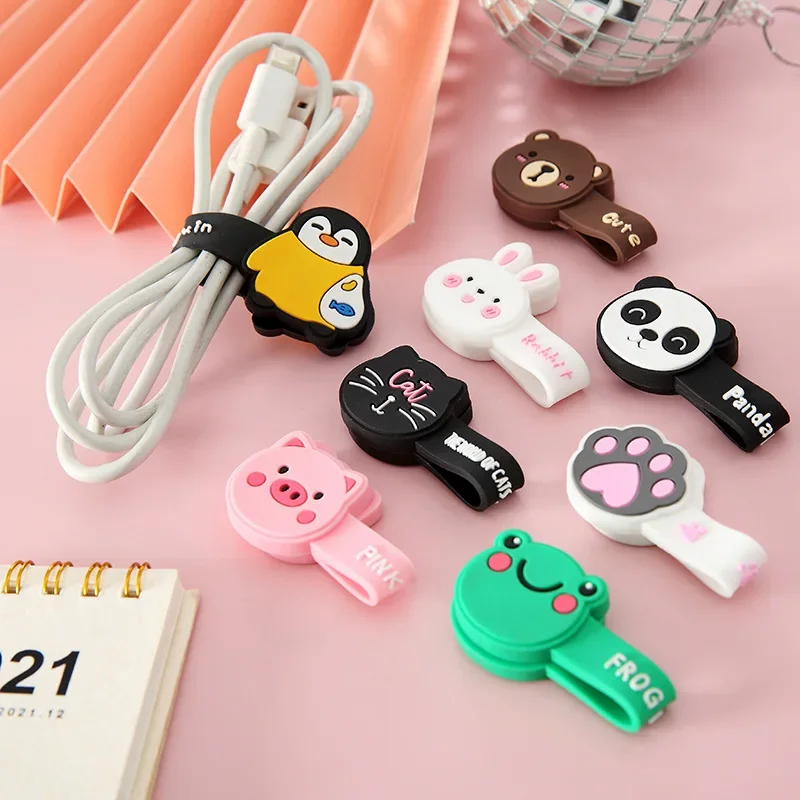 磁気動物ケーブルオーガナイザーイヤフォンコードホルダー充電器 - Bookmark Magnetic Clip のレビューと価格