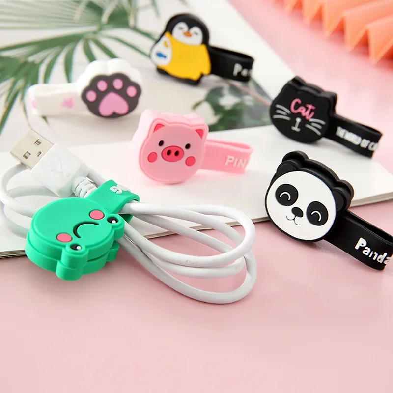 磁気動物ケーブルオーガナイザーイヤフォンコードホルダー充電器 - Bookmark Magnetic Clip のレビューと価格