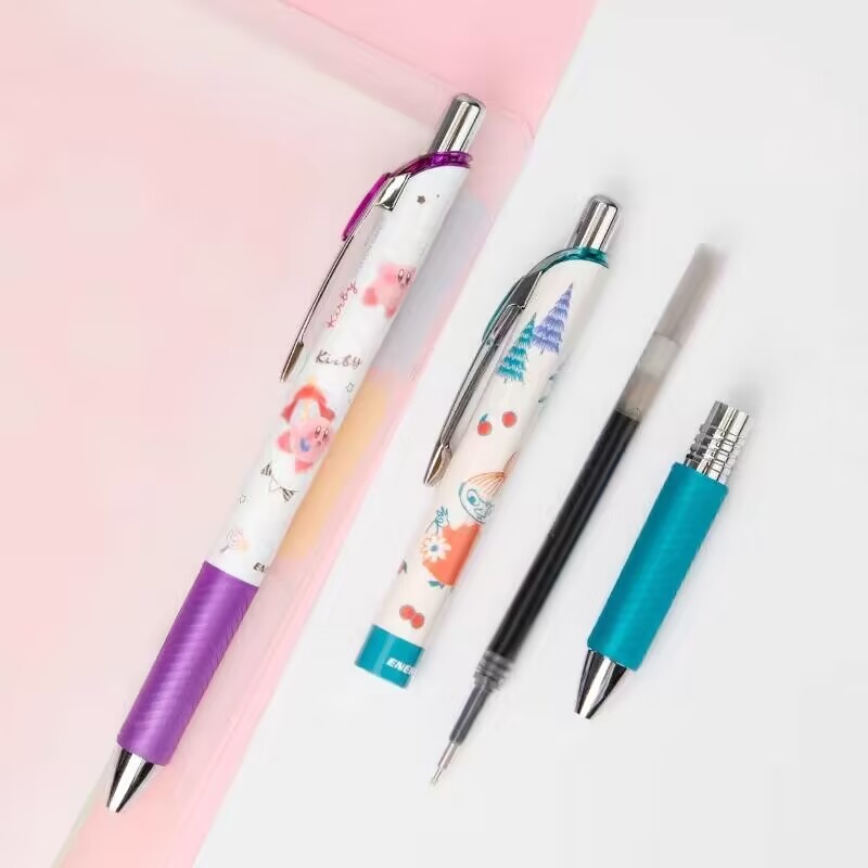 ペン先-速乾性ブラックジェルペン、bln75、かわいい漫画、 - Pentel Pen Energel のレビューと価格