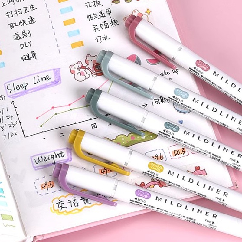 1/3 個ゼブラミルドライナー WKT7 蛍光ペン、マルチカ - Zebra Pen Mildliner のレビューと価格