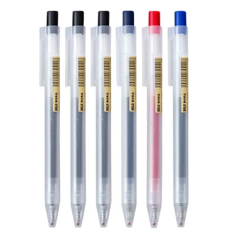 1/3 ピース/セットかわいい無印良品ゲルペン黒/赤/青 0 - Muji Stationery Gel Pen のレビューと価格