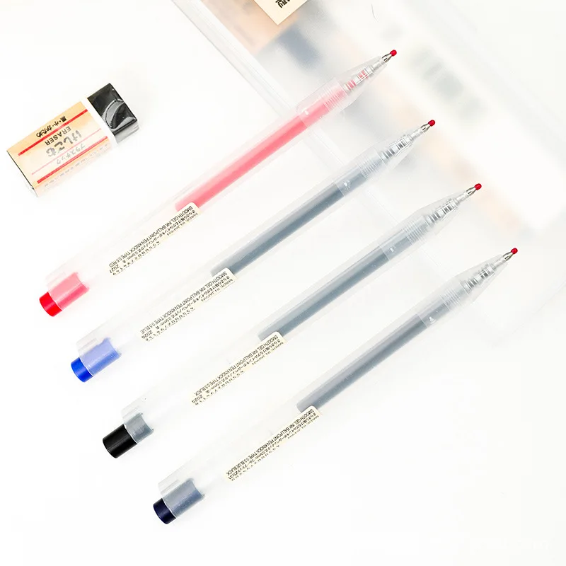 0.5 ミリメートルプレスゲルペンブルー/ブラック/ダークブ - Muji Stationery Gel Pen のレビューと価格