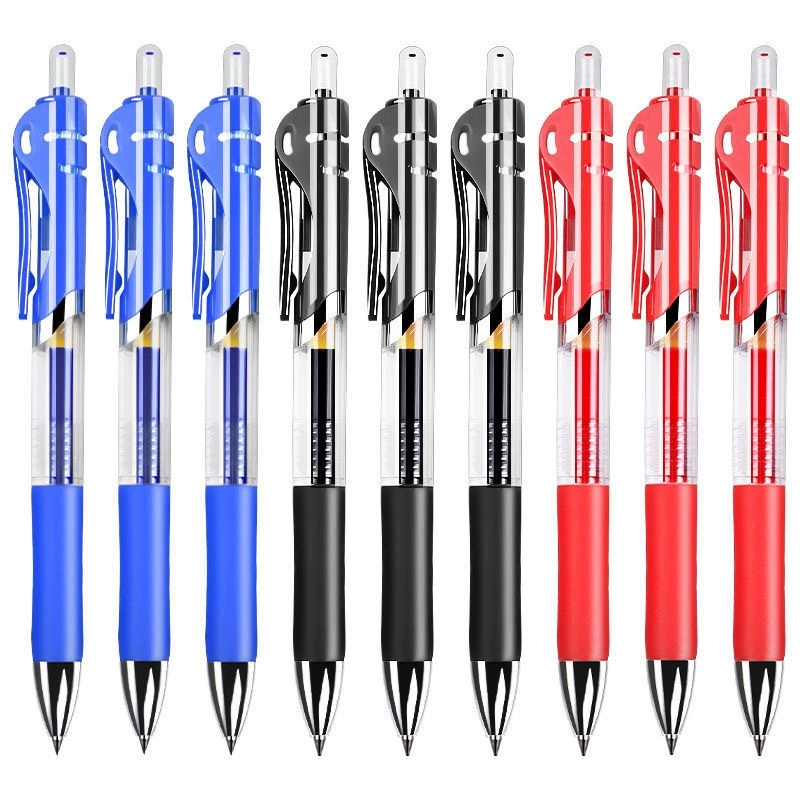自動ジェルペン0.5mm黒赤青インク学生試験筆記スムーズ文房 - Stationery Office And School Supply Stores のレビューと価格