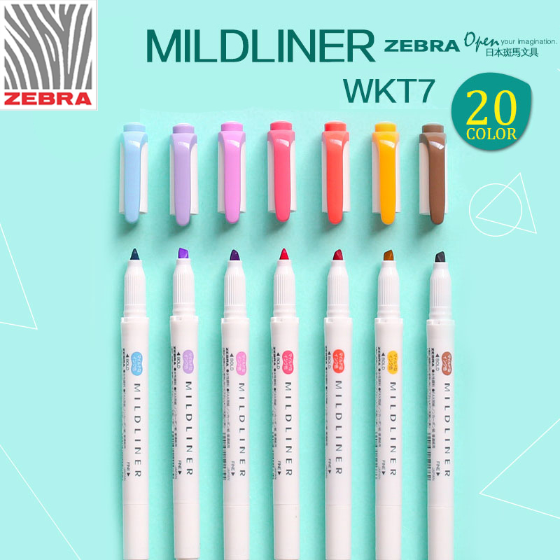 ゼブラwkt7マイドライナーマーカーペン、ダブルチップハイラ - Zebra Pen Mildliner のレビューと価格