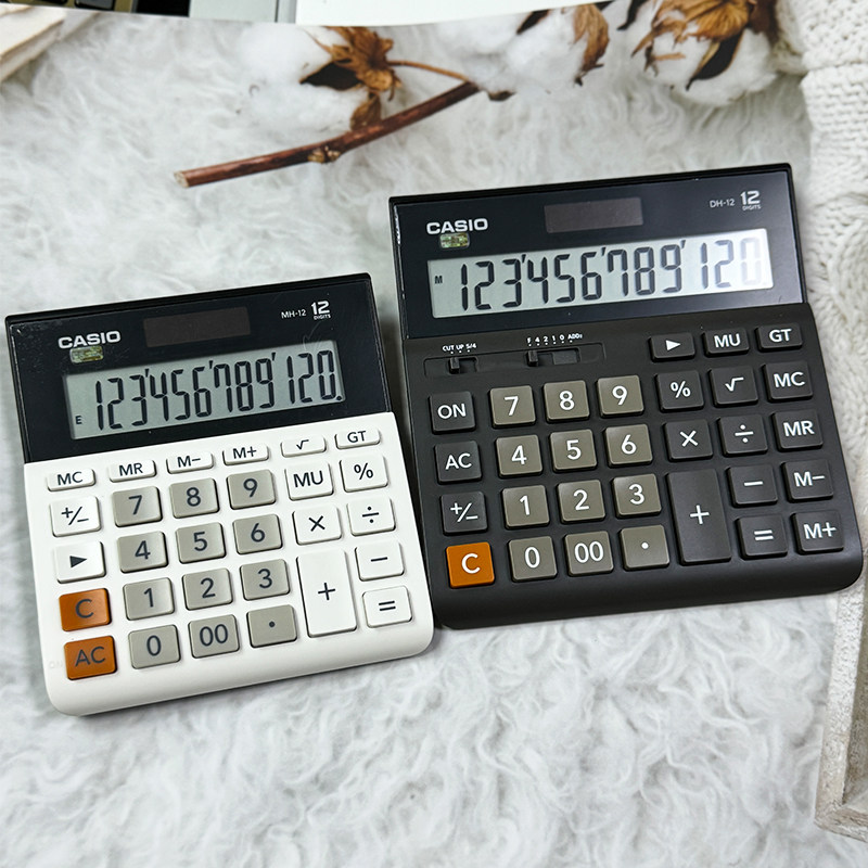 カシオMH-12ビジネスオフィスソーラー大型ボタン電卓（金融 - Stationery Supplies Business のレビューと価格