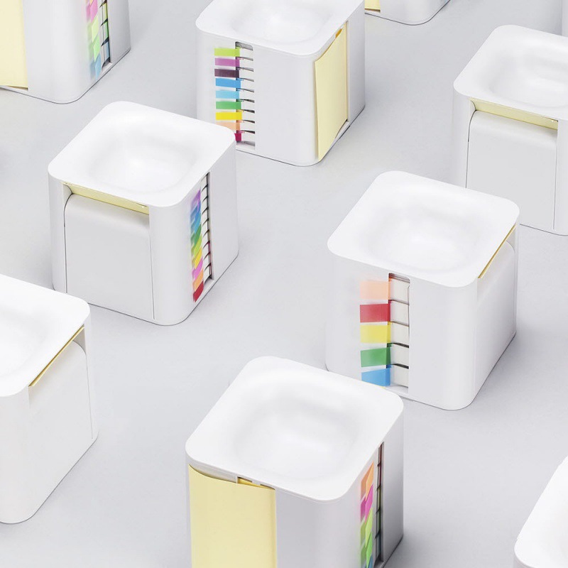 クリエイティブオフィスノートパッドボックス、シンプルでスタイ - Sticky Note Cube のレビューと価格