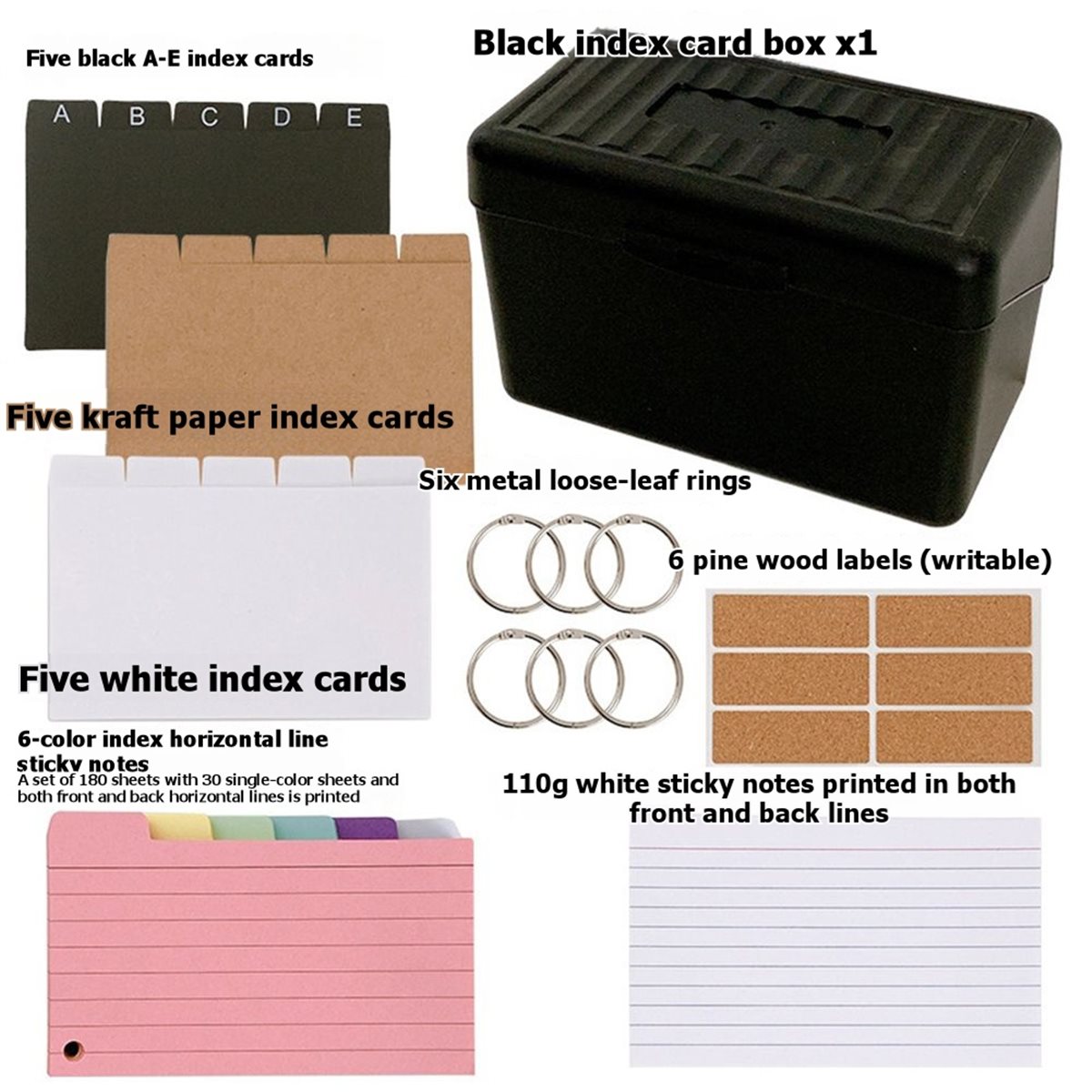 828メガセール 3x5インデックスカードホルダーボックス（ - Index Tab Divider のレビューと価格