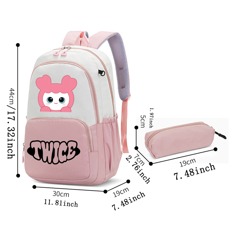 Twiceシリーズ リュックサック ペンシルケース付き キュ - Pencil Case Large のレビューと価格