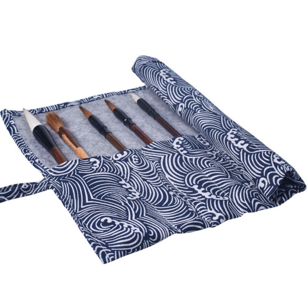 中国風ロールペンカーテン、巻き上げ式ヴィンテージペンホルダー - Pen Pouch Roll のレビューと価格