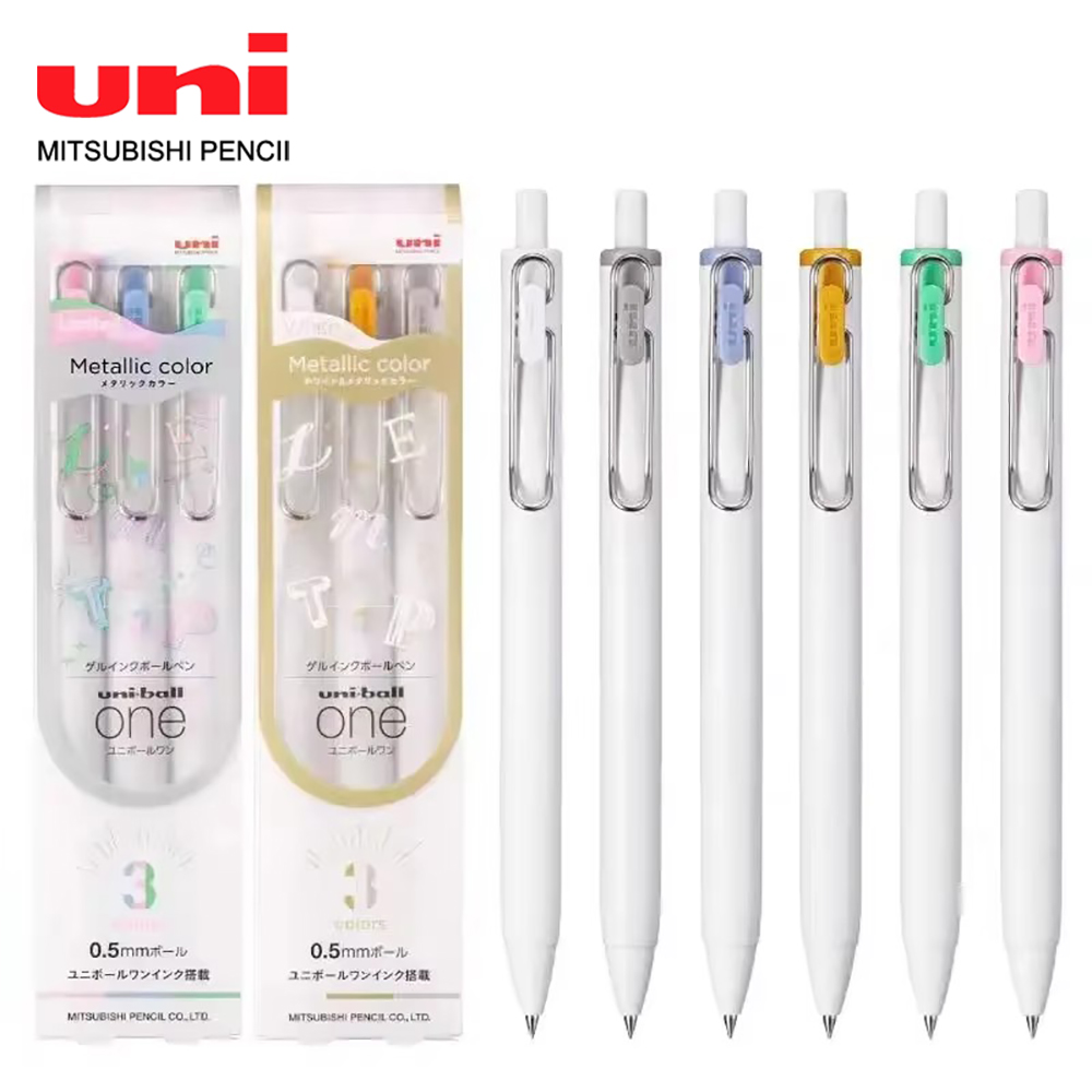 ユニボールワンジェルペン、ゴールド、シルバー、ホワイト、カラ - Pentel Pen Energel のレビューと価格