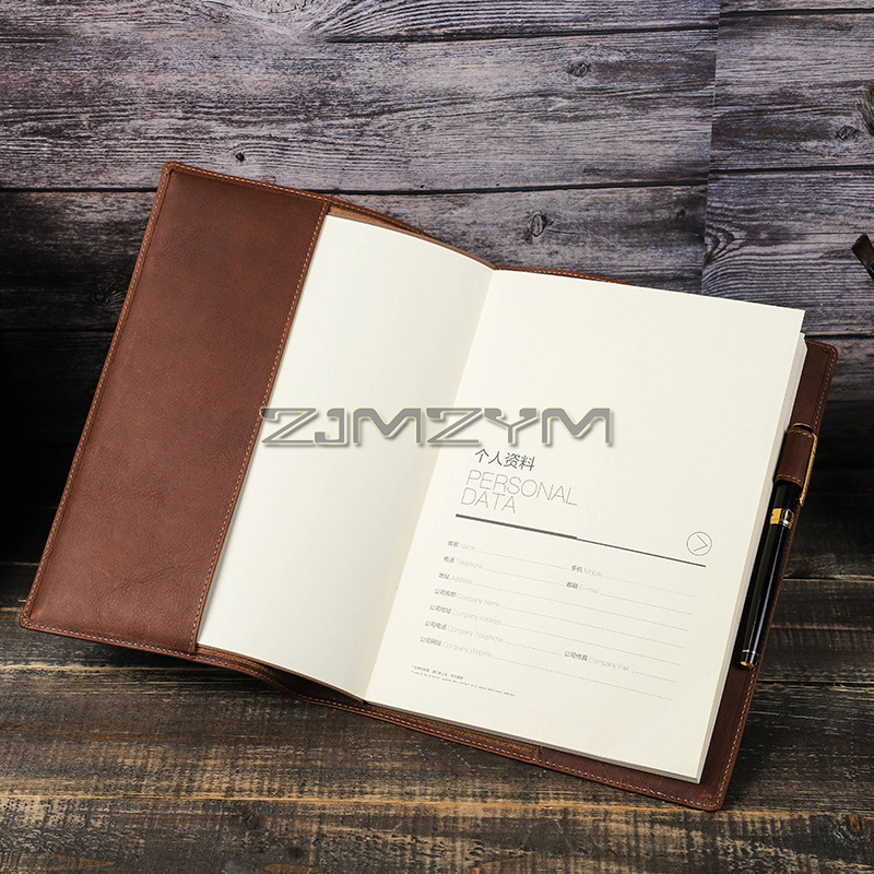 ペンホルダー付きレザーハードカバー,ジャーナル用保護カバー, - Journal Leather Hardcover のレビューと価格