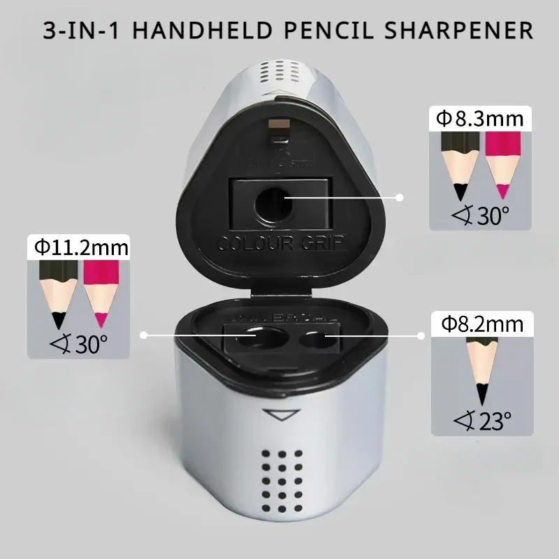 ファーバーカステル グリップトリオ 3-in-1 手動鉛筆削 - Faber-Castell Pencil Grip のレビューと価格