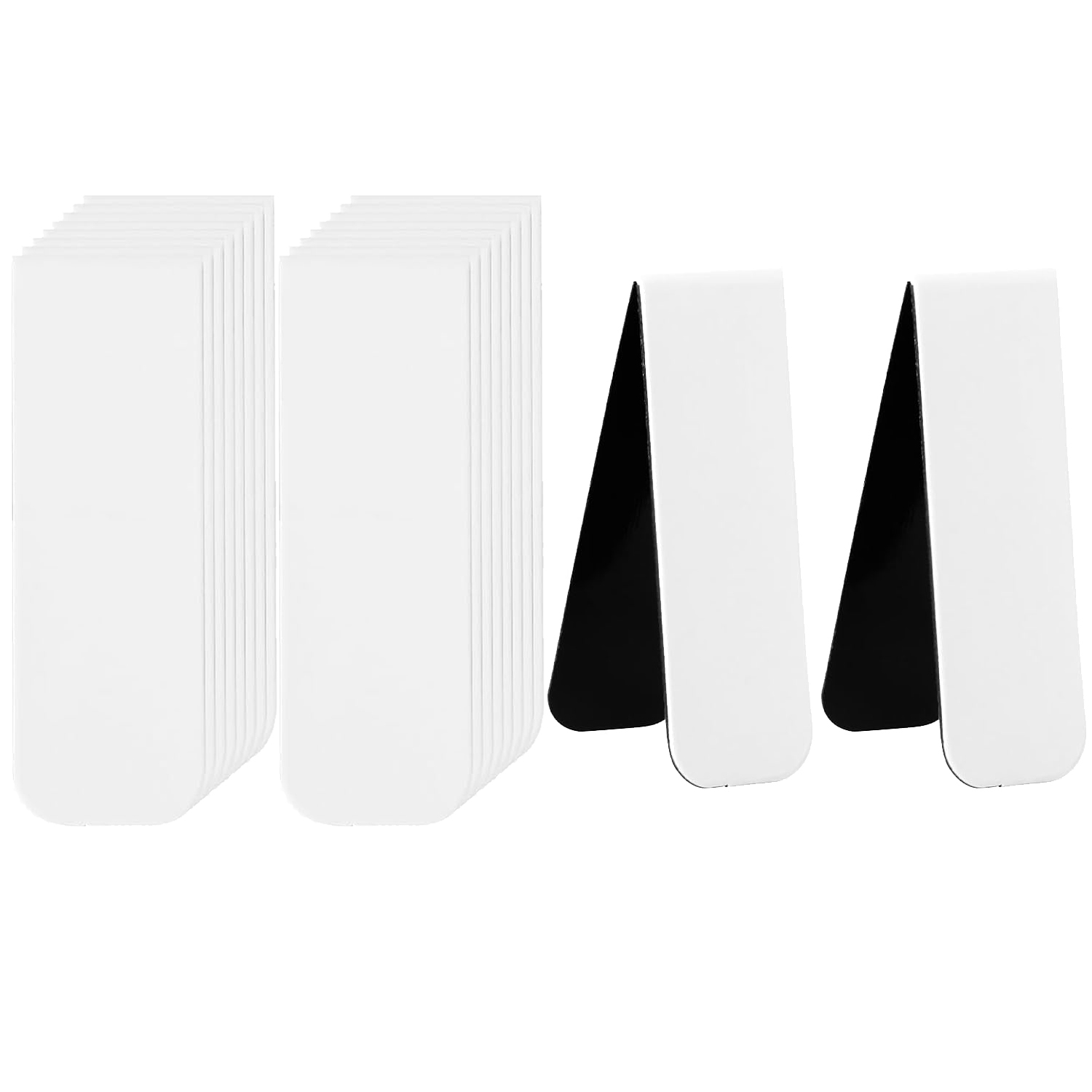 15個入り 無地昇華型磁気ブックマーク – 学校用品や手作り - Bookmark Magnetic Clip のレビューと価格