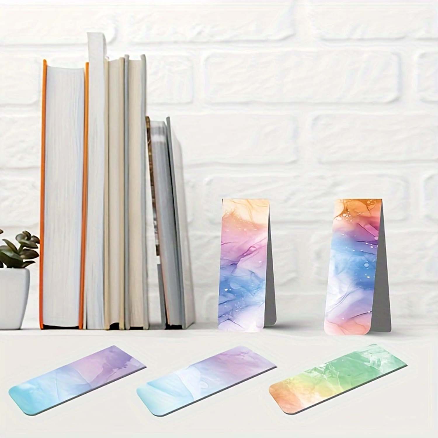 芸術的なインクイラストの磁気ブックマークセット 12 個 - - Bookmark Magnetic Clip のレビューと価格
