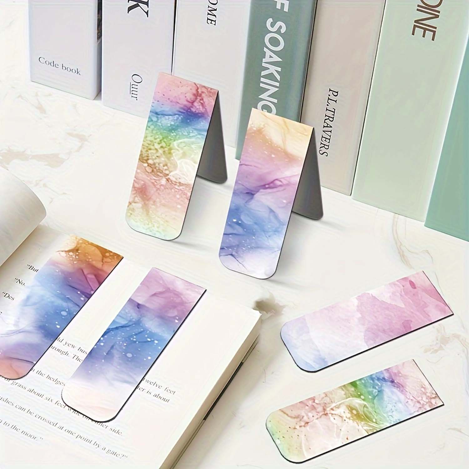 芸術的なインクイラストの磁気ブックマークセット 12 個 - - Bookmark Magnetic Clip のレビューと価格