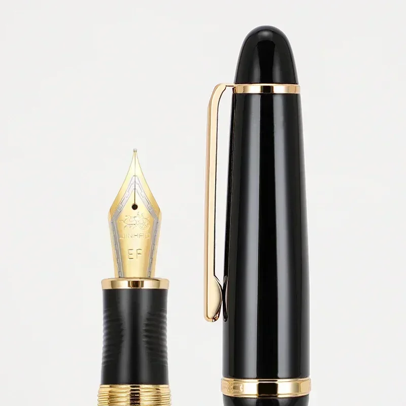 1/5 個 JINHAO X850 万年筆ブラックゴールド  - Stationery Supplies Business のレビューと価格
