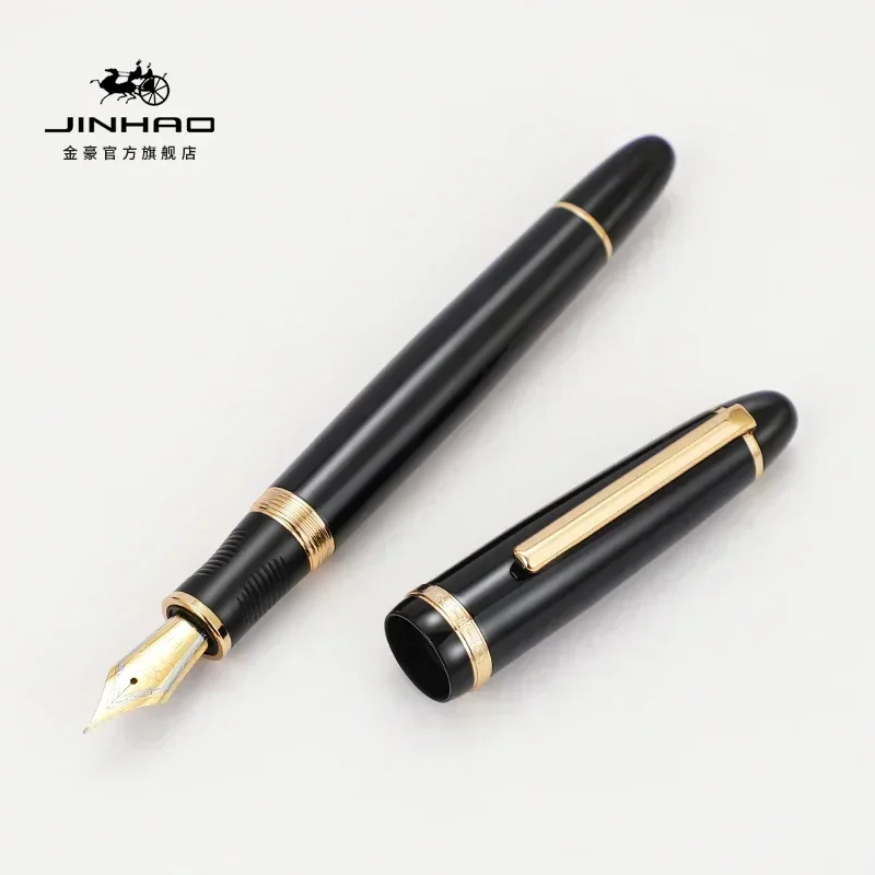 1/5 個 JINHAO X850 万年筆ブラックゴールド  - Stationery Supplies Business のレビューと価格